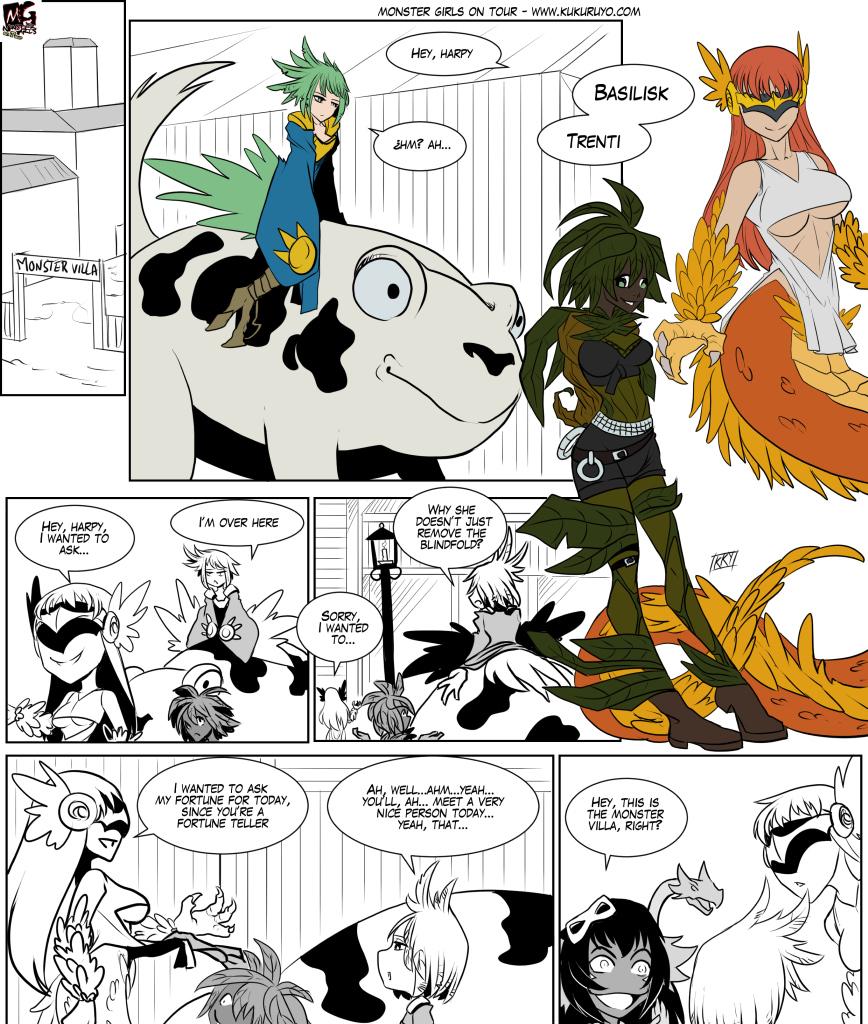 Monster girls on tour - Episode 81, Page 1: Page 081